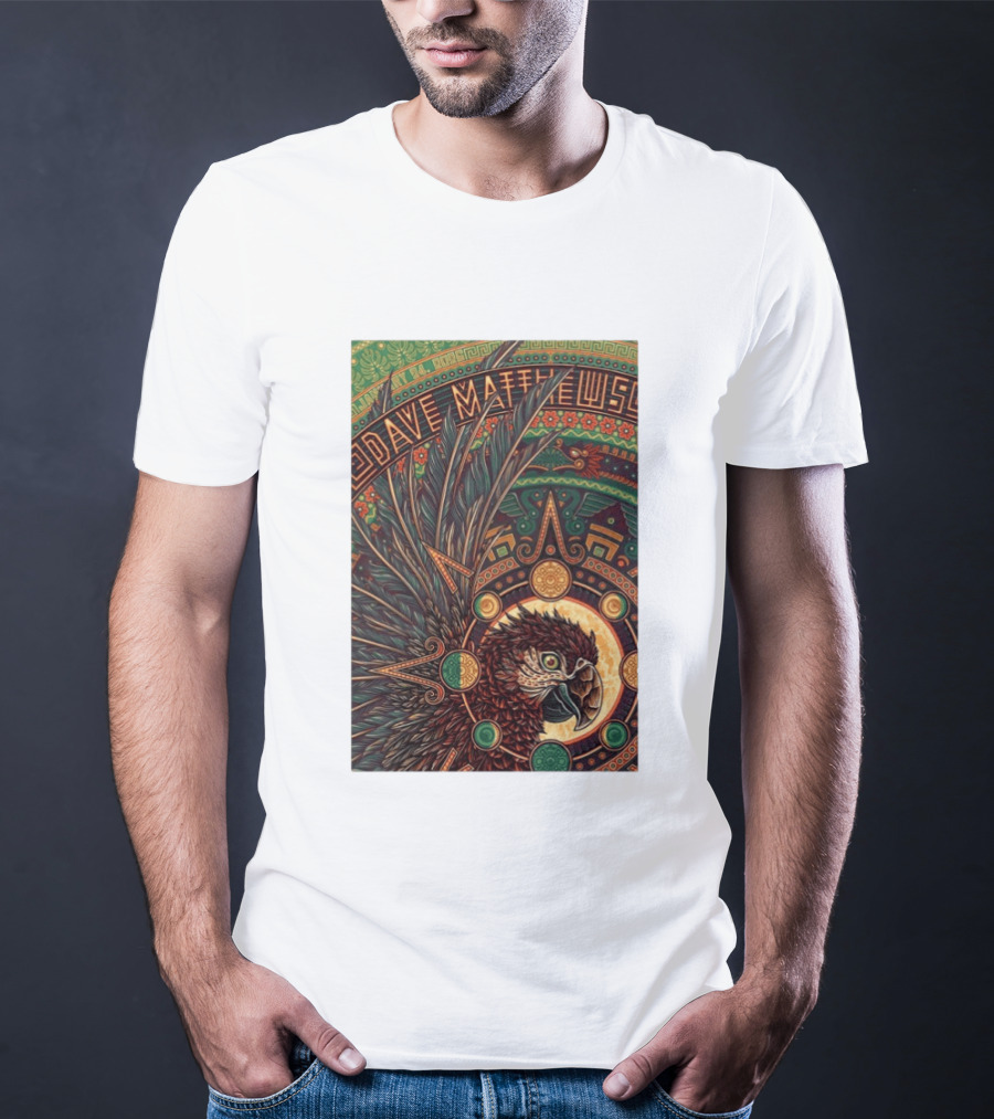 Dave Matthews Band Moon Palace Cancun Parrot Jan 24 2026 T-Shirt