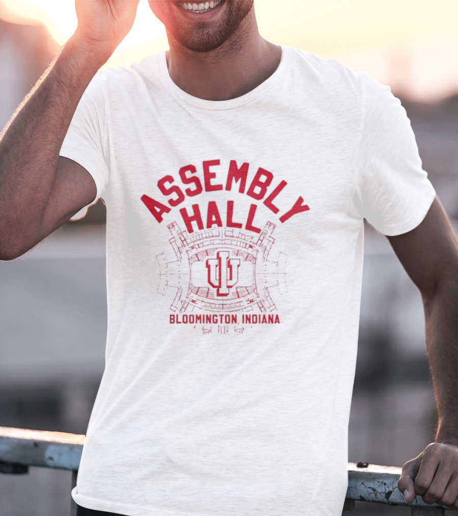 Assembly Hall Bloomington Indiana IU Basketball Icon Indiana Hoosiers T-Shirt