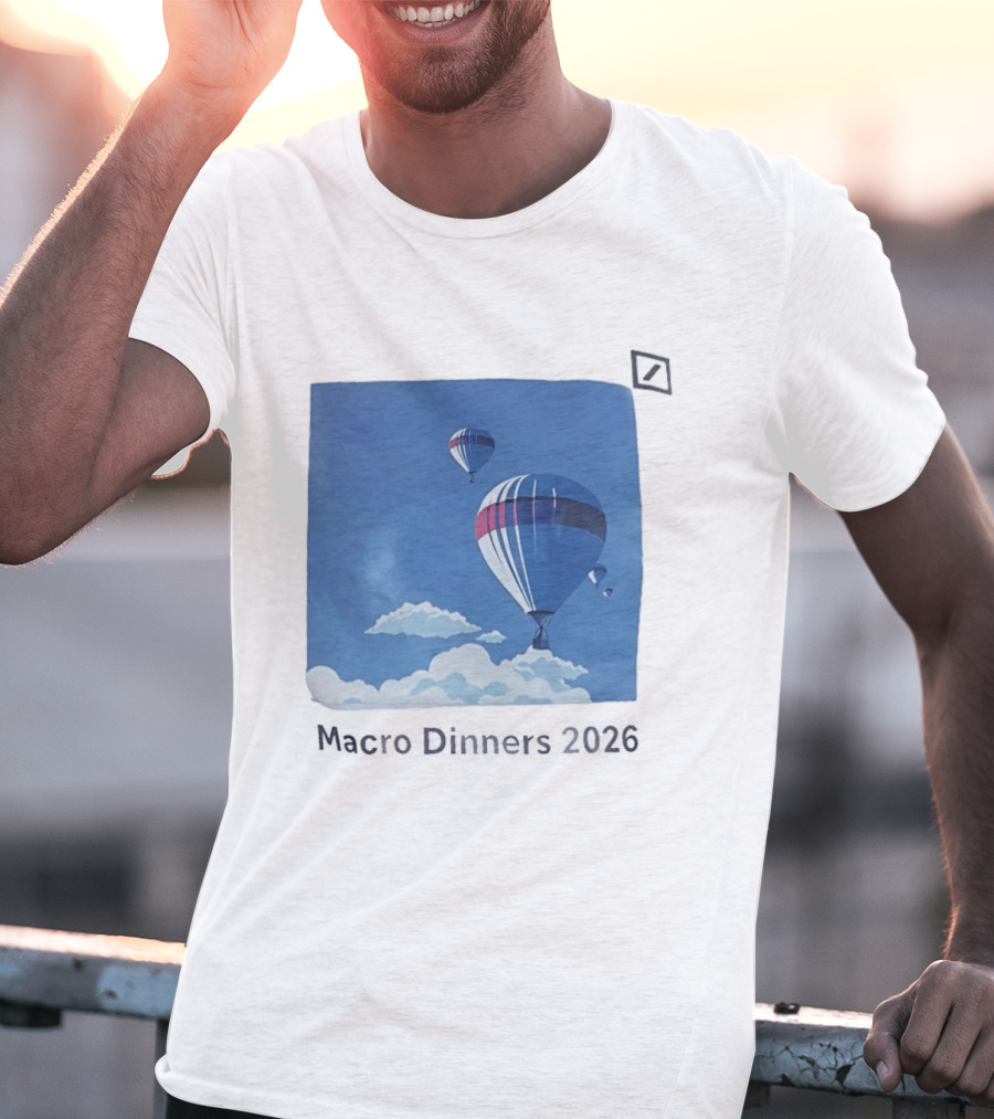 Macro Dinners 2026 Blue Sky Hot Air Balloons T-Shirt