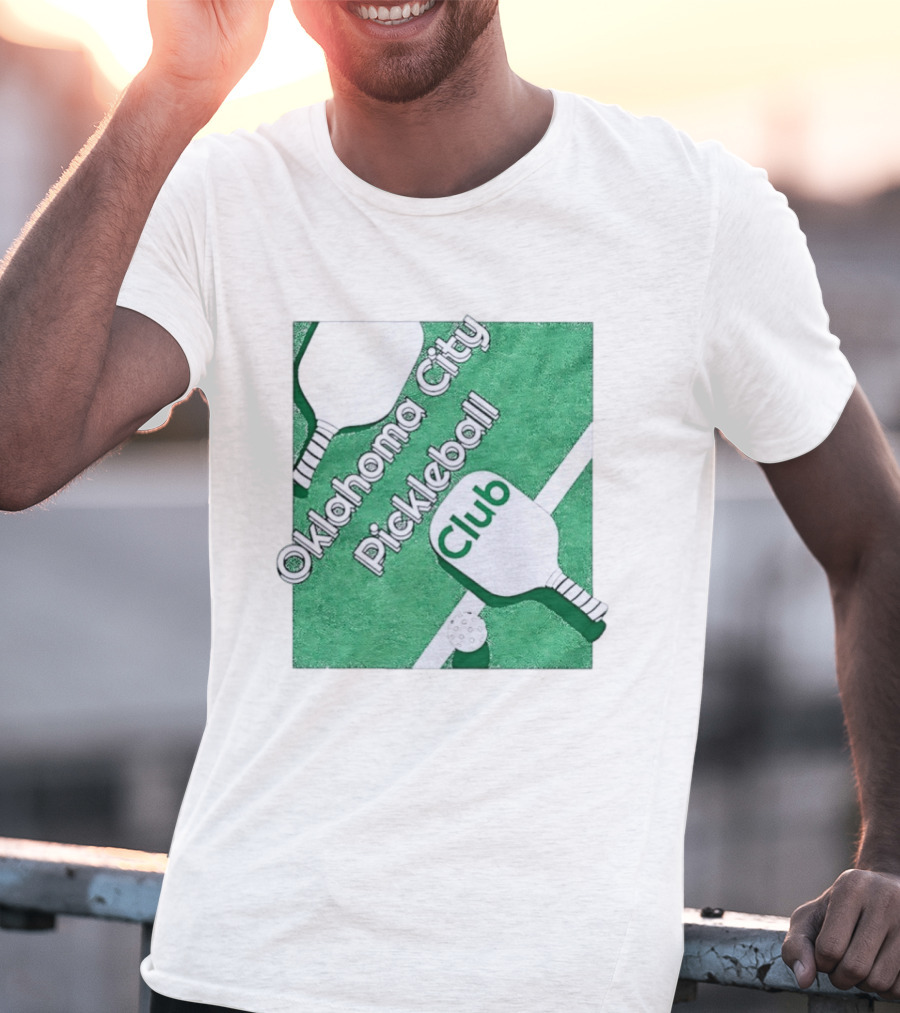 Oklahoma City Pickleball Club Paddle Court 2026 T-Shirt