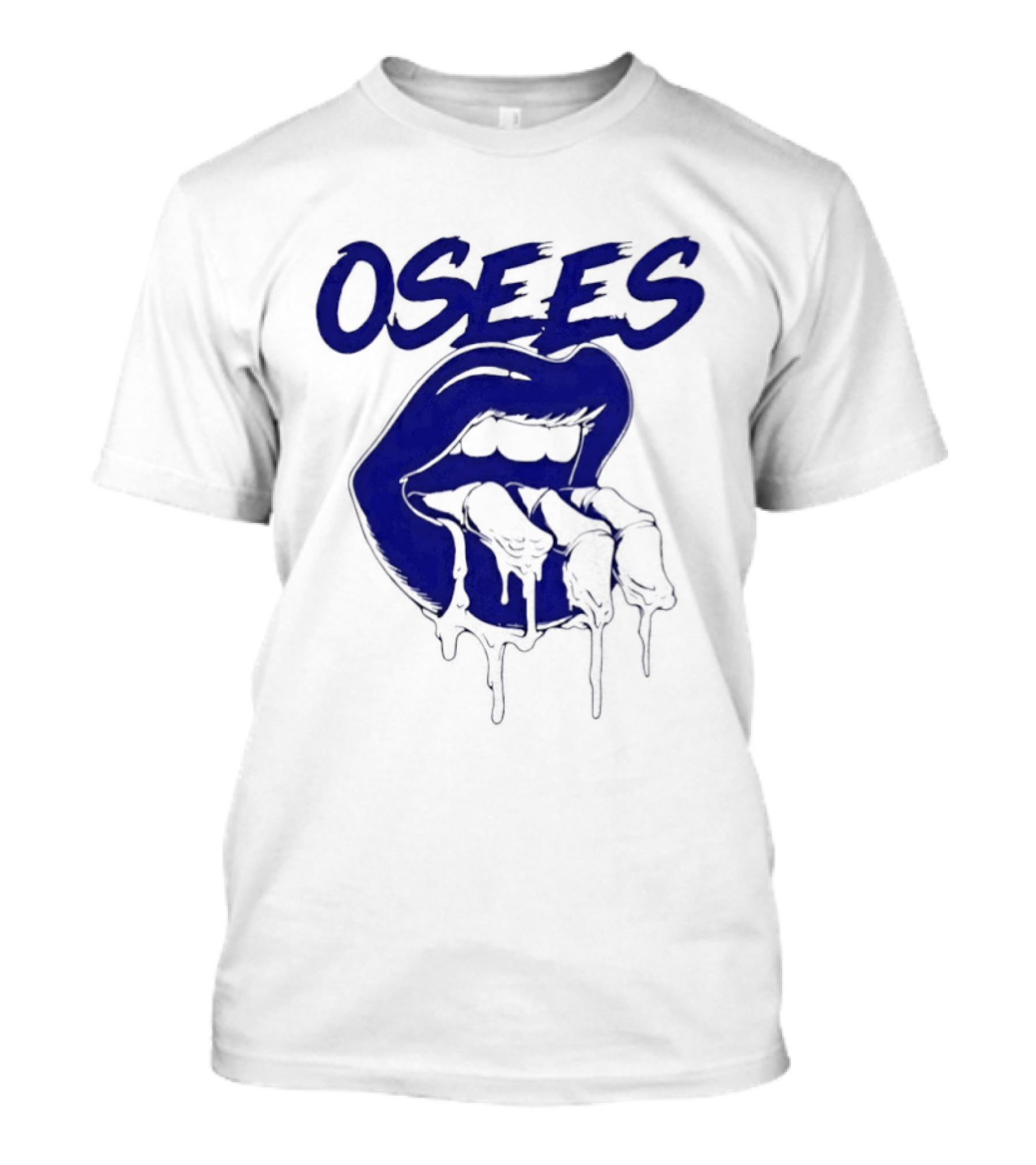 Osees Mouth With Dripping Blue Fingers T-Shirt