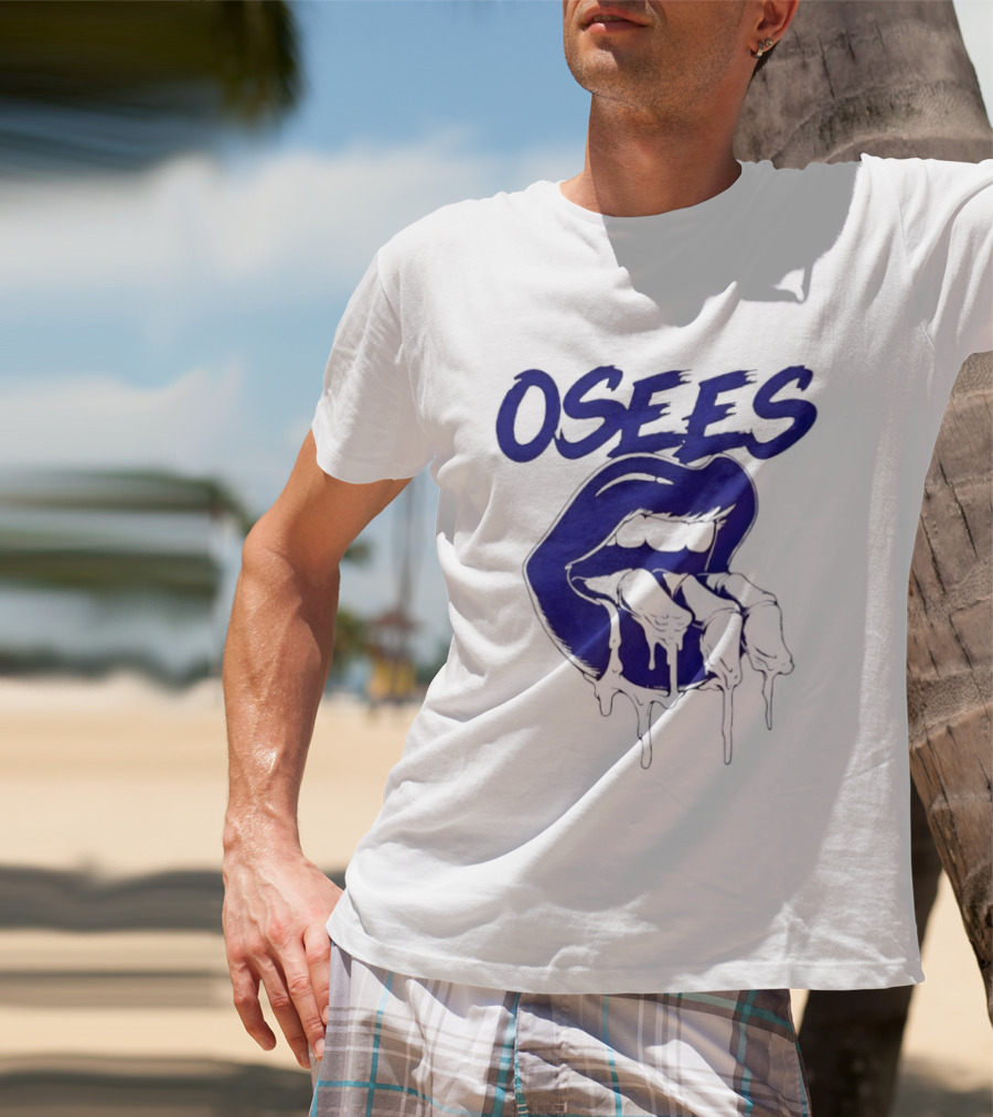 Osees Mouth With Dripping Blue Fingers T-Shirt