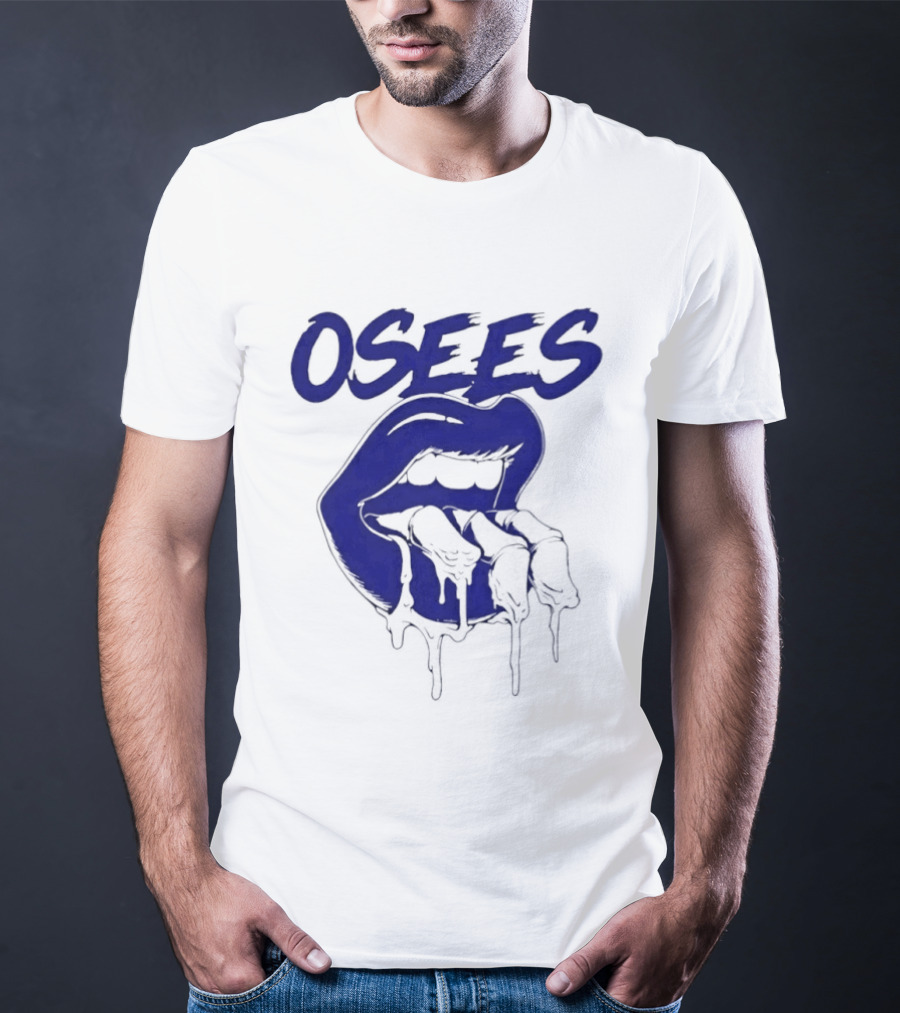 Osees Mouth With Dripping Blue Fingers T-Shirt