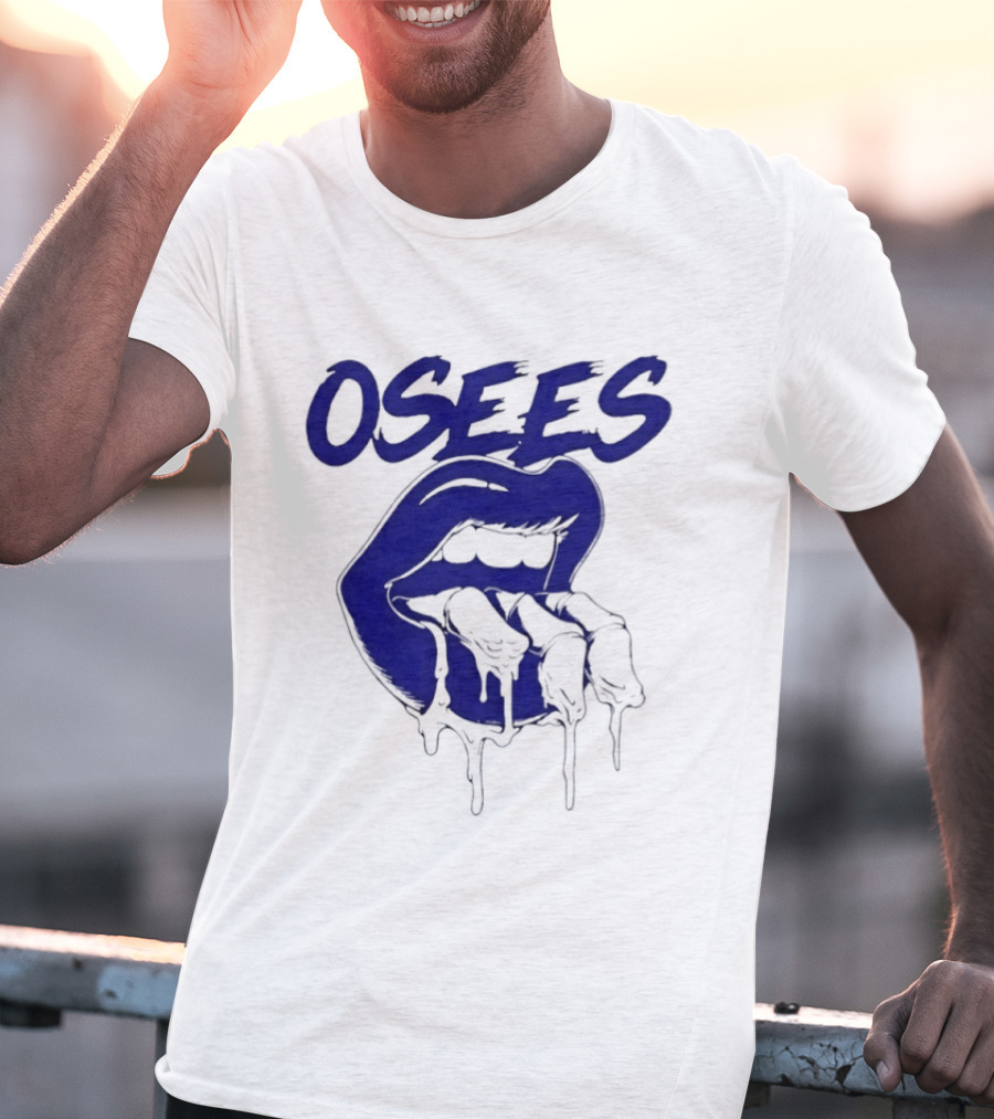 Osees Mouth With Dripping Blue Fingers T-Shirt