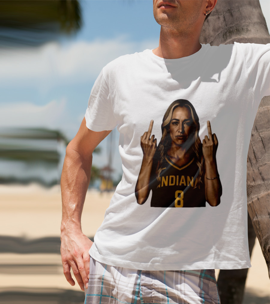 INDIANA 8 Flipping The Bird T-Shirt