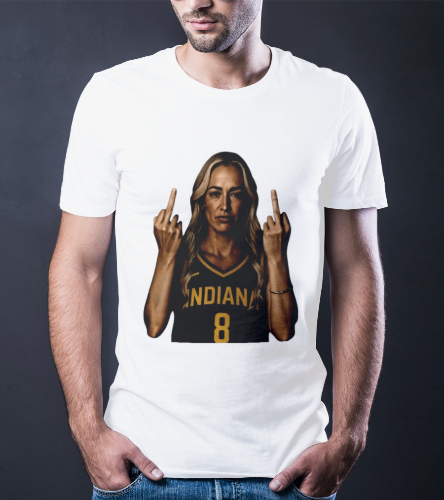 INDIANA 8 Flipping The Bird T-Shirt