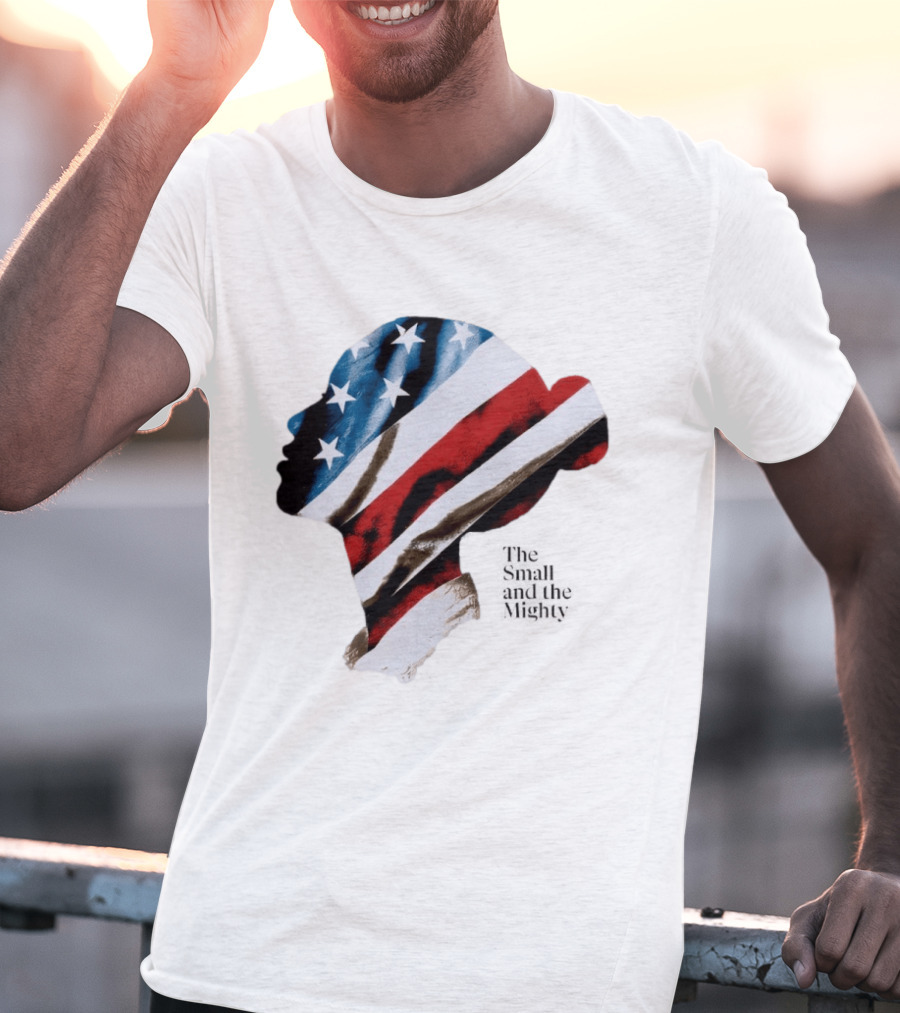 Patriotic American Flag Sharon McMahon Silhouette Stars And Stripes T-Shirt