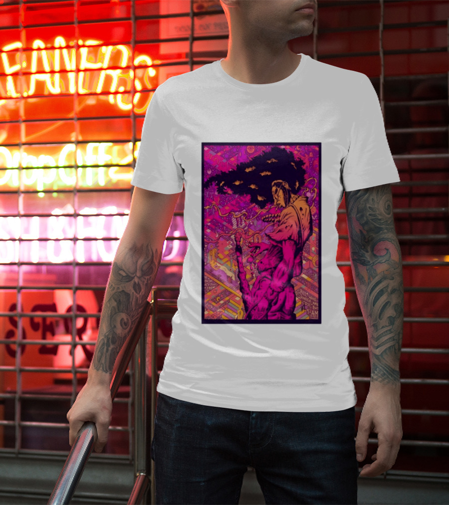 Third Eye Samurai Not All Who Wander Are Lost But I Am Psychedelic Fantasy Scene T-Shirt