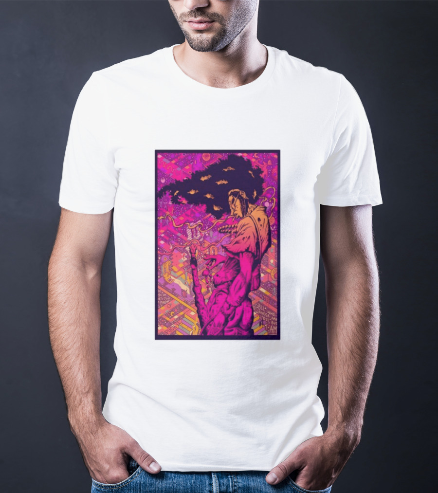 Third Eye Samurai Not All Who Wander Are Lost But I Am Psychedelic Fantasy Scene T-Shirt
