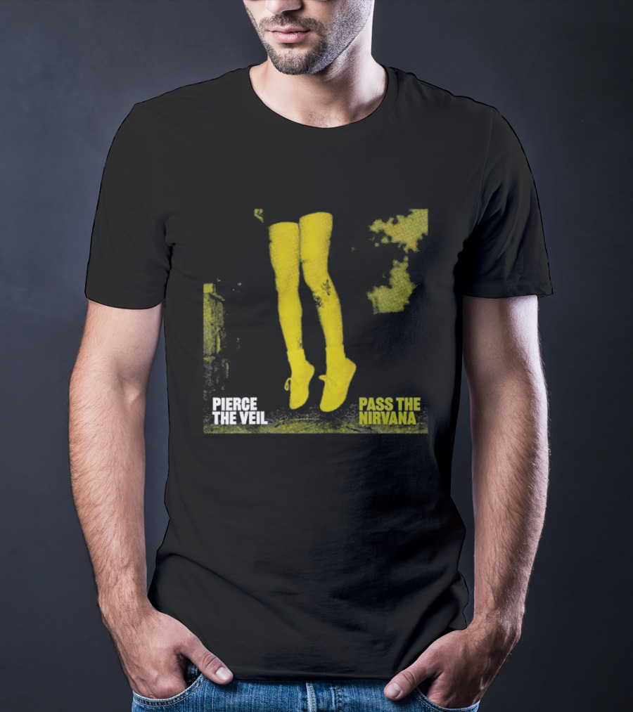 Pierce The Veil Pass The Nirvana Yellow Boots T-Shirt