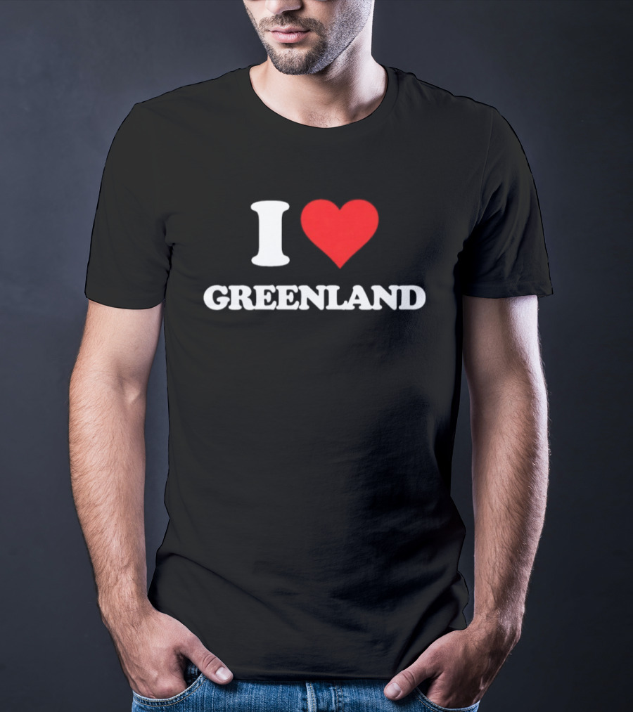 I Heart Greenland Gift Idea T-Shirt