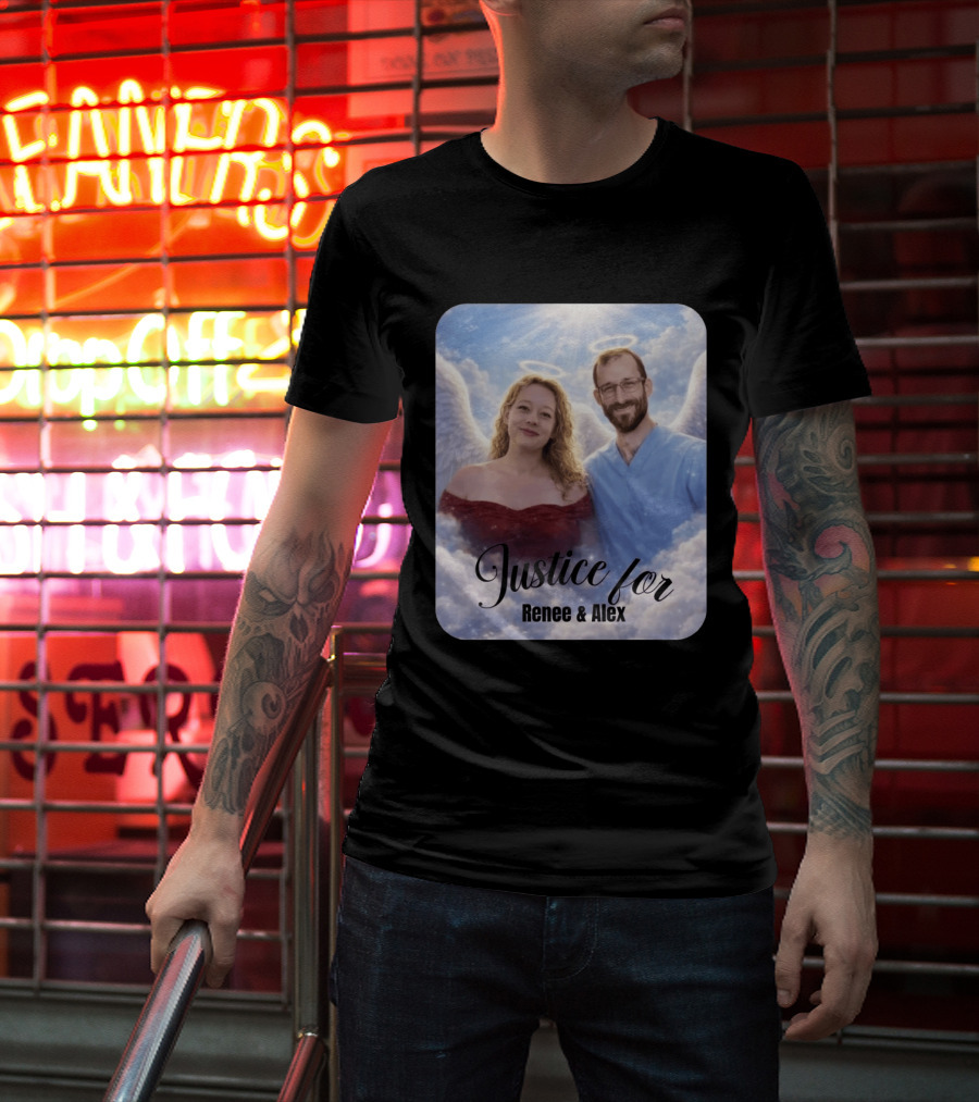 Justice For Renee And Alex Angel Wings Memorial T-Shirt