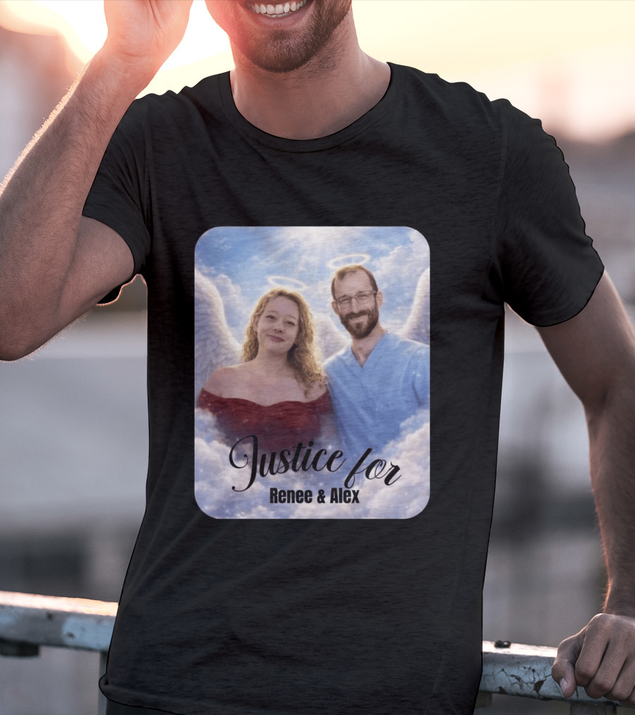 Justice For Renee And Alex Angel Wings Memorial T-Shirt