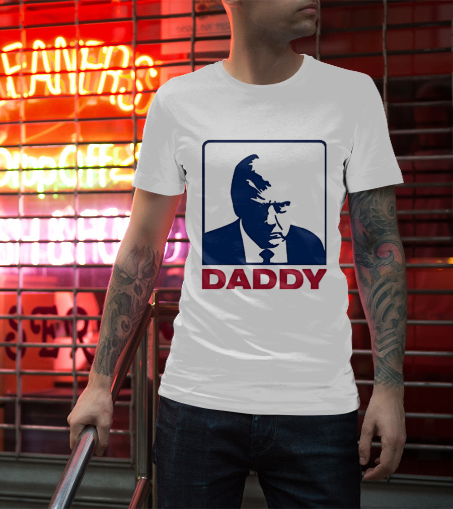 Daddy Donald Trump Blue Red T-Shirt