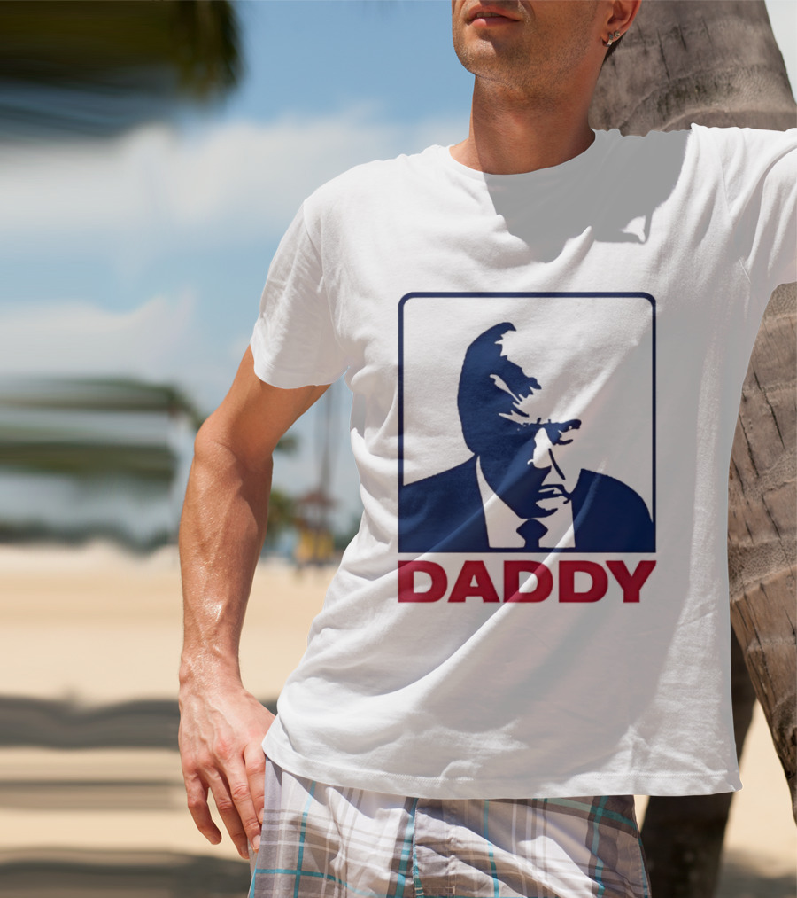 Daddy Donald Trump Blue Red T-Shirt