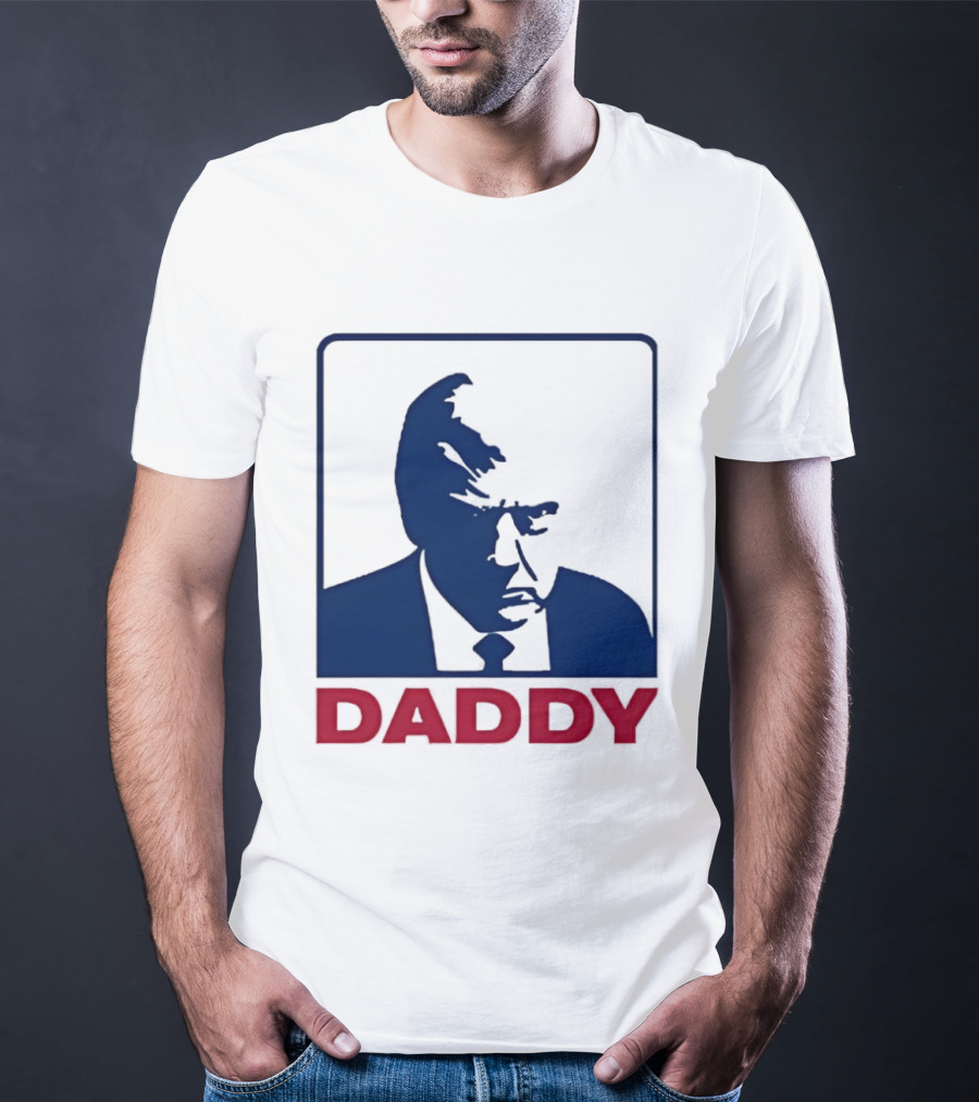 Daddy Donald Trump Blue Red T-Shirt