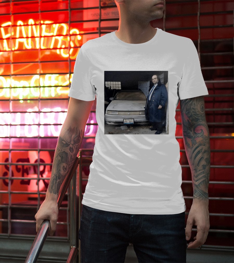 Mercury Sable Wagon 271 2071 Illinois License Plate Classic Scene T-Shirt