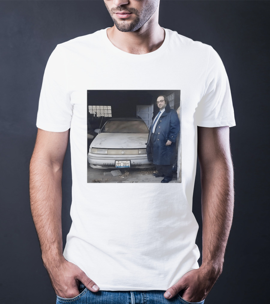 Mercury Sable Wagon 271 2071 Illinois License Plate Classic Scene T-Shirt