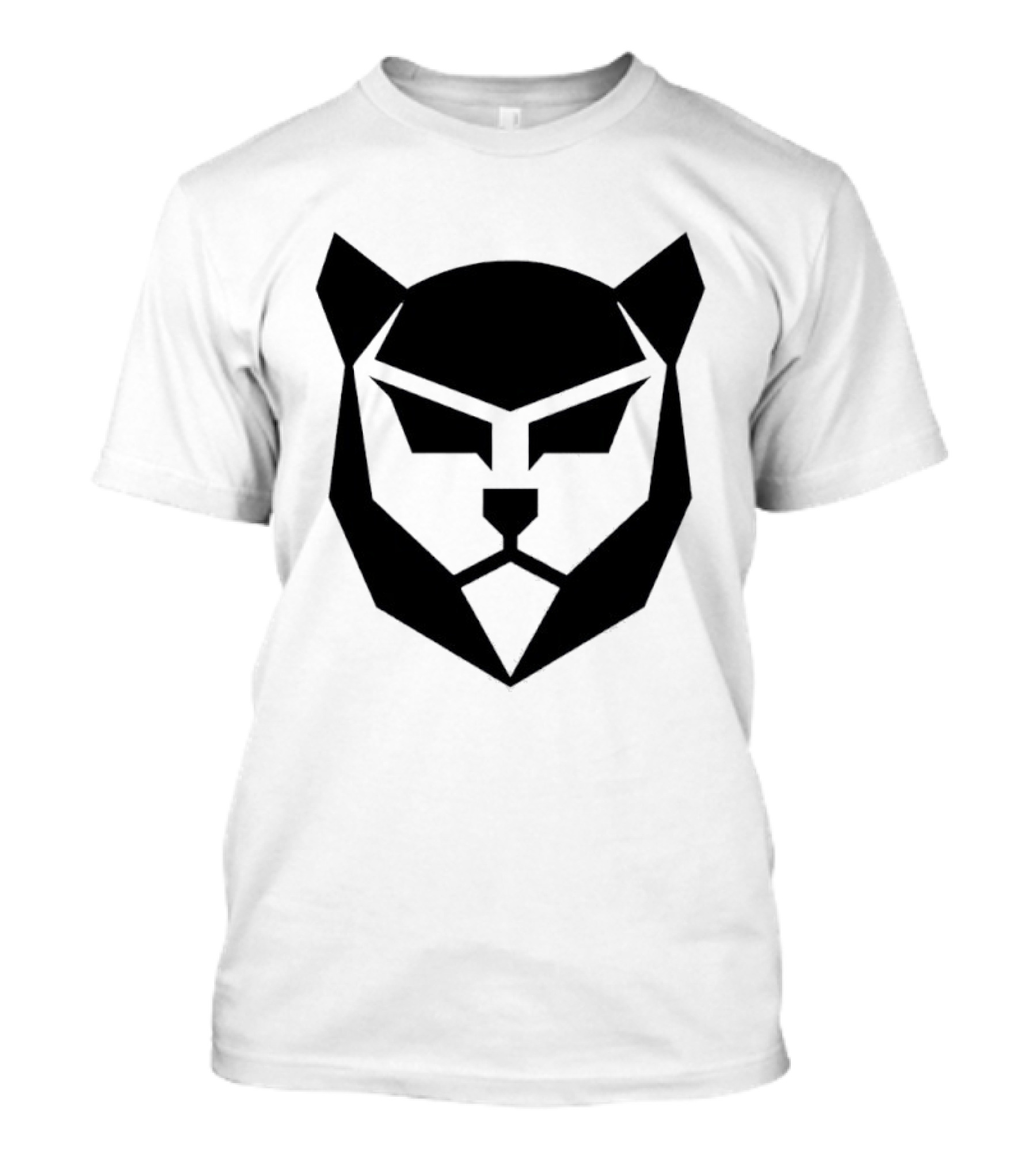 Panther Mask Baseball Geometric T-Shirt