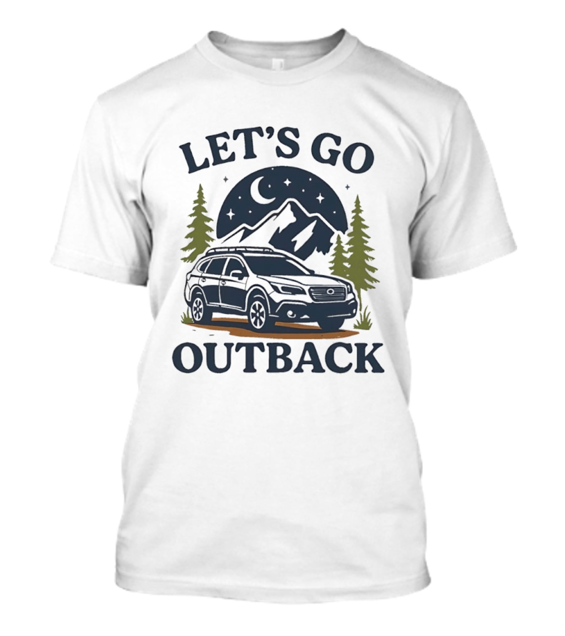 Let's Go Outback Car Night Adventure T-Shirt