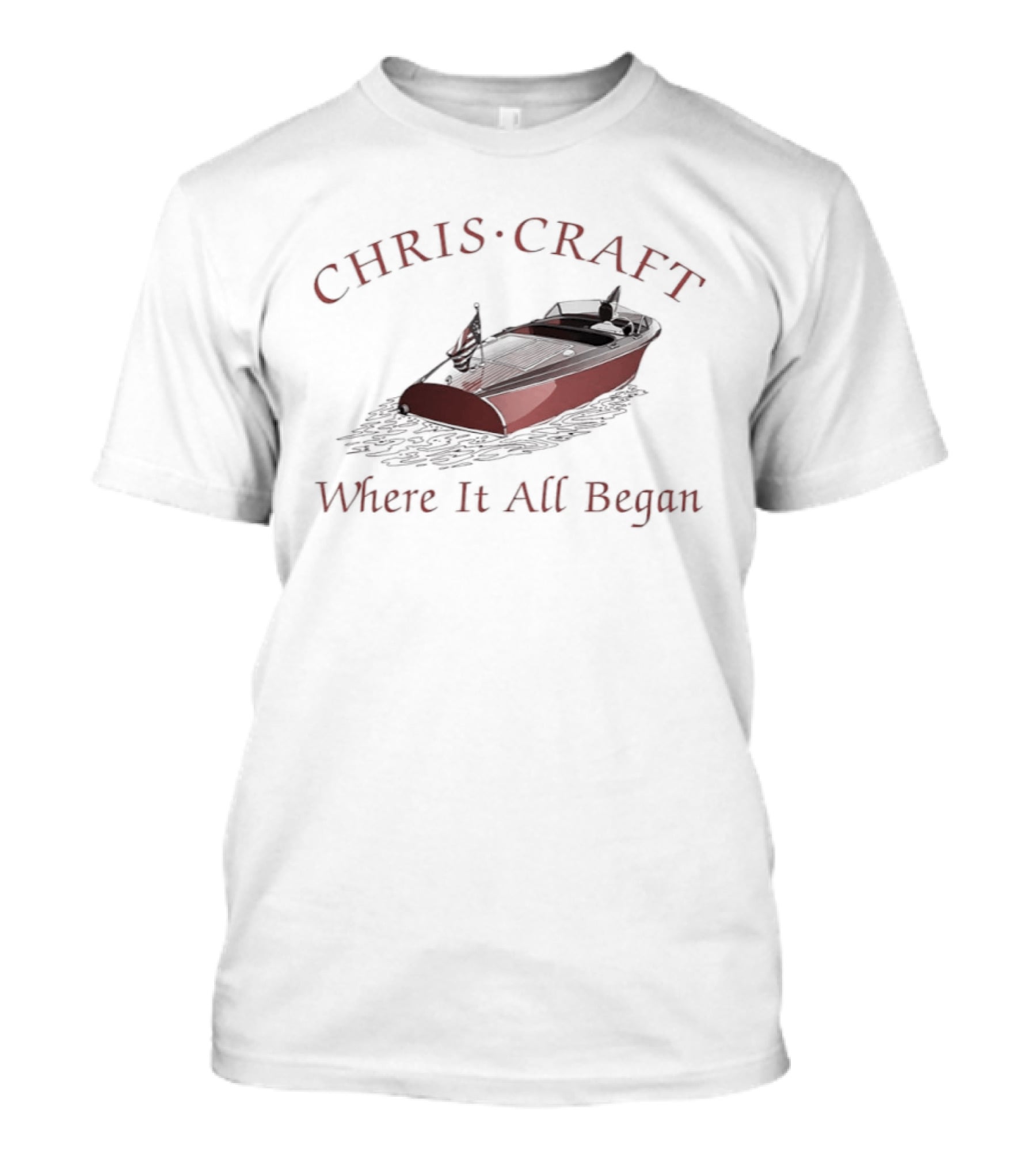 CHRIS CRAFT Boats Where It All Began T-Shirt