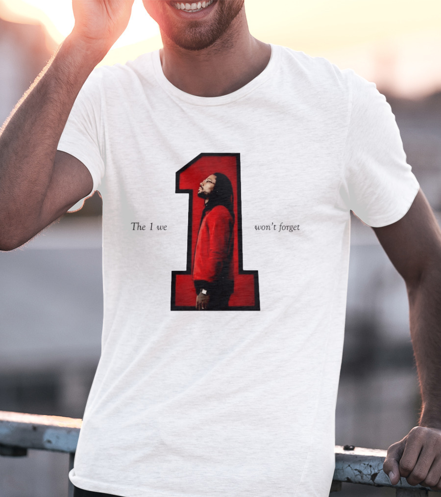 Derrick Rose The 1 We Won't Forget Iconic Red Jacket Legend T-Shirt