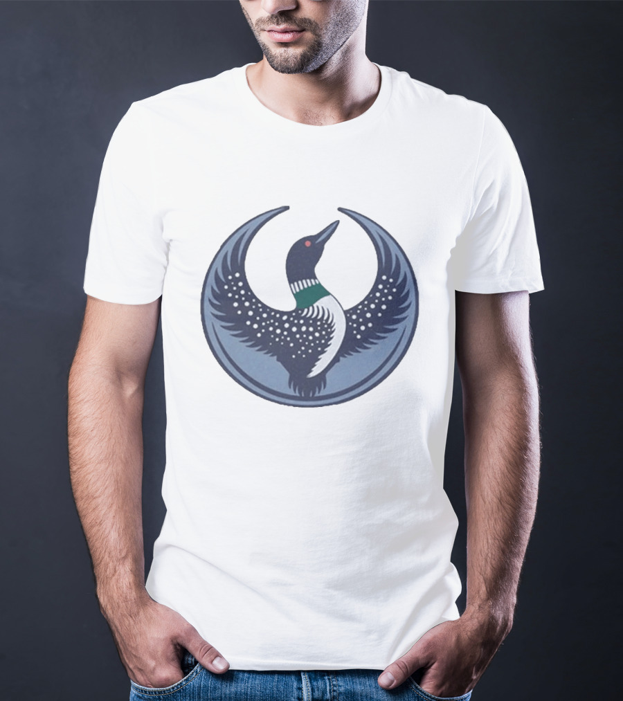 The Loon Platoon Rebel Alliance Emblem Bird Circular T-Shirt