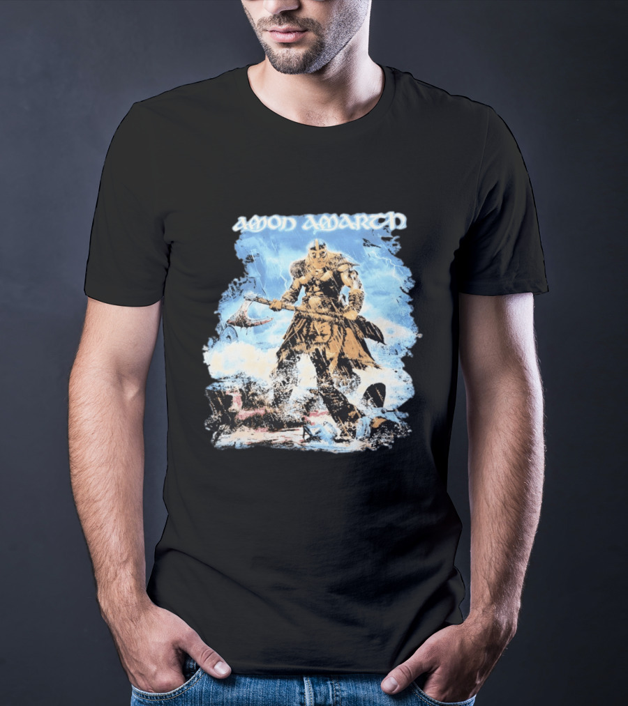 Amon Amarth Jomsviking Warrior With Axe T-Shirt