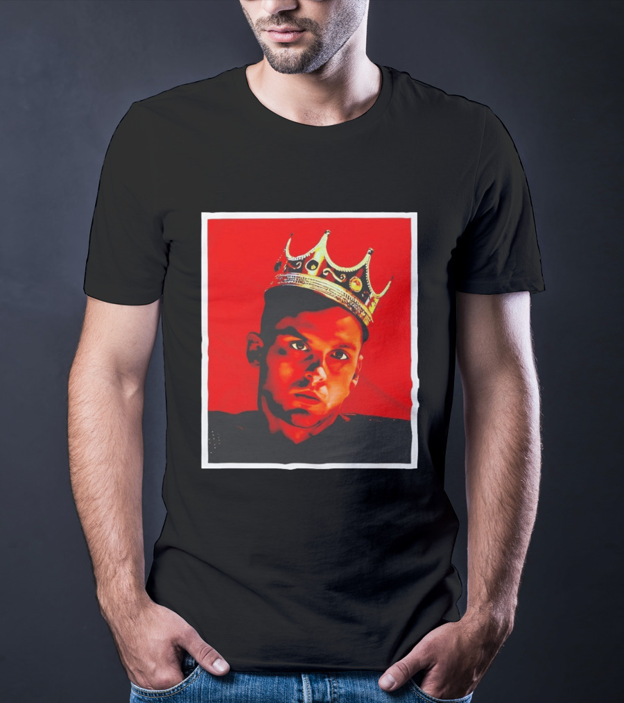 Anuel AA SoroKING Crown Portrait Red T-Shirt