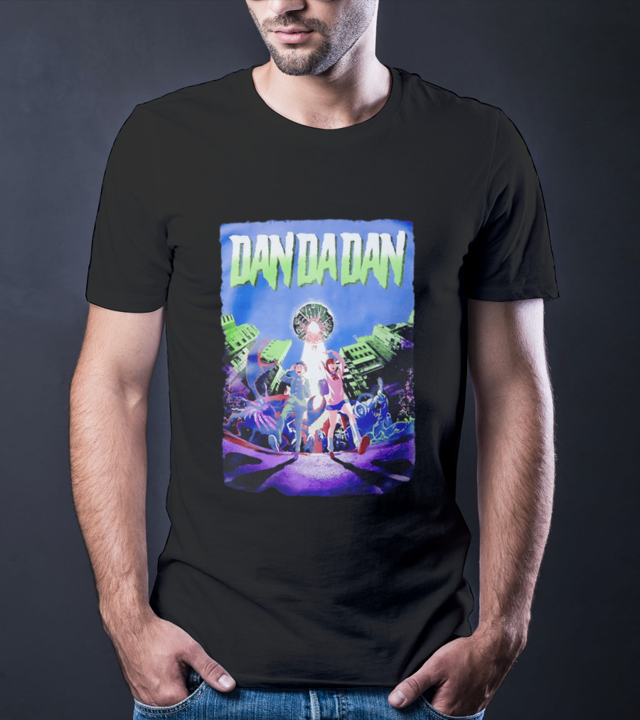 Dan Da Dan Momo Ayase Ken Takakura Manga Characters Urban Adventure T-Shirt