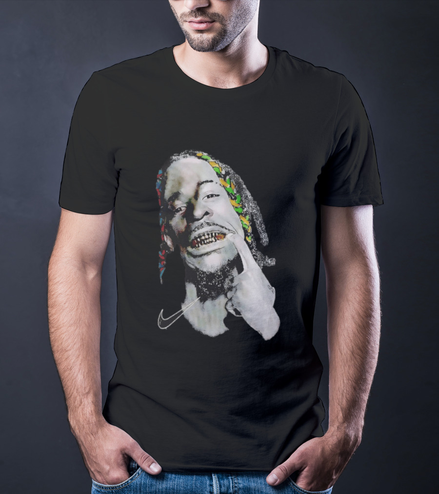 Ja Morant Max90 Nike Iconic Grills And Colorful Braids T-Shirt