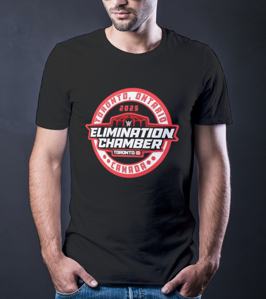 Toronto Ontario Canada Elimination Chamber 2025 Event T-Shirt