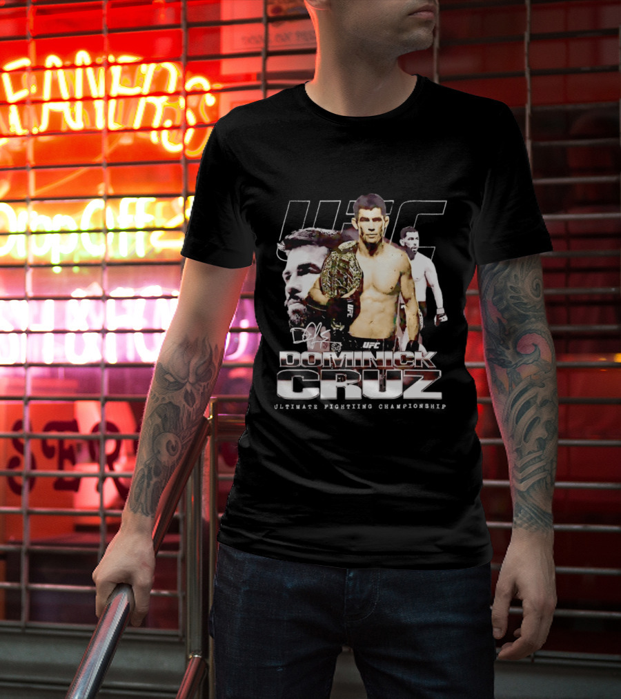 UFC Dominick Cruz Champion Legend Montage T-Shirt