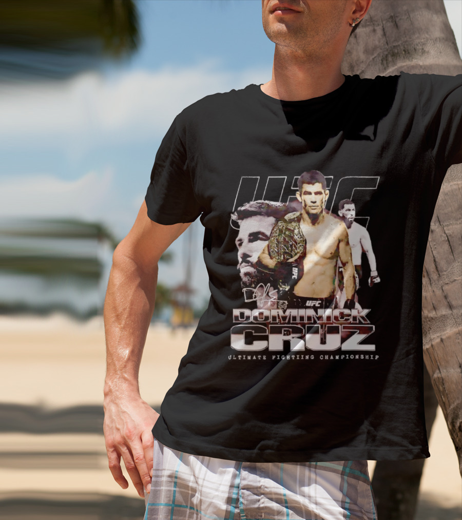 UFC Dominick Cruz Champion Legend Montage T-Shirt