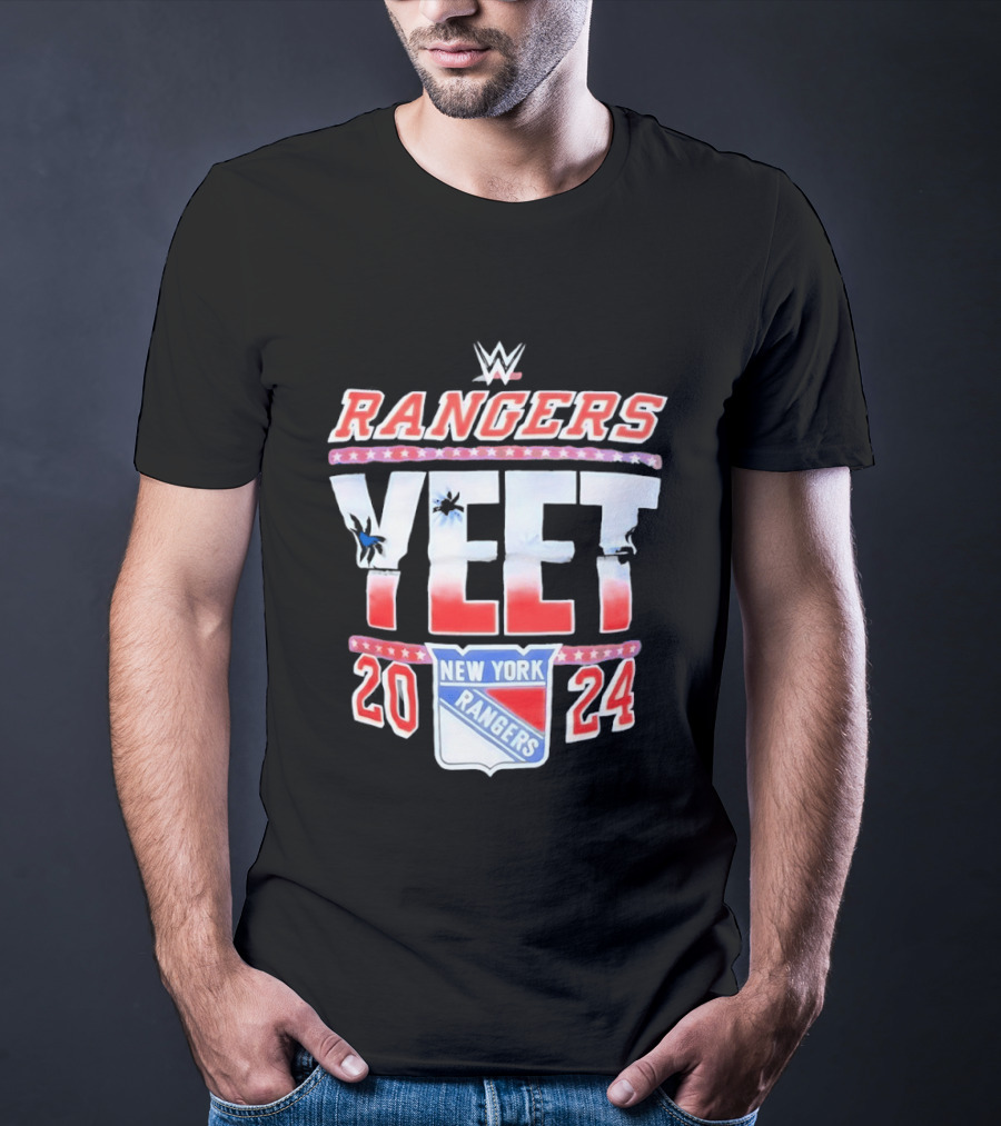 WWE Rangers Yeet 2024 New York Rangers T-Shirt