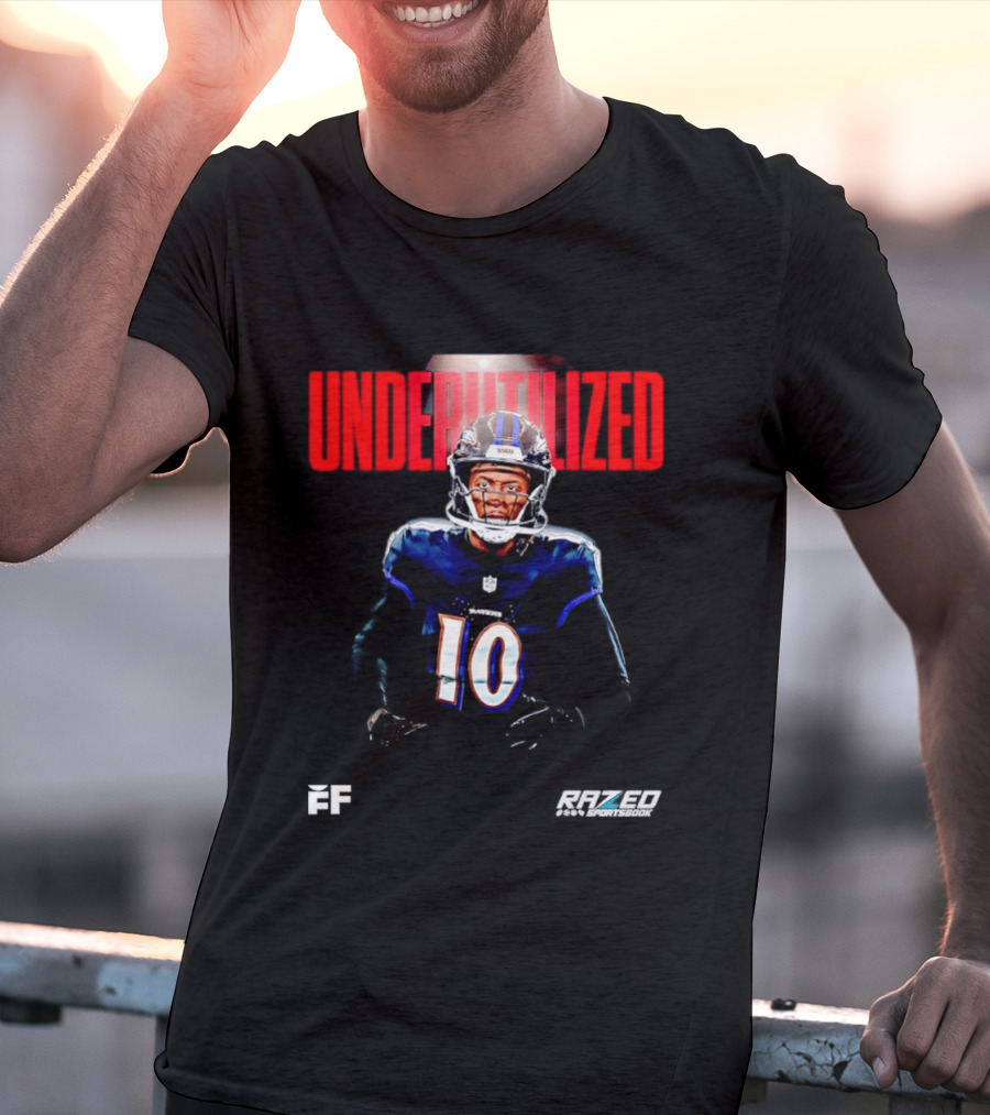Underutilized Baltimore Ravens Football 10 T-Shirt