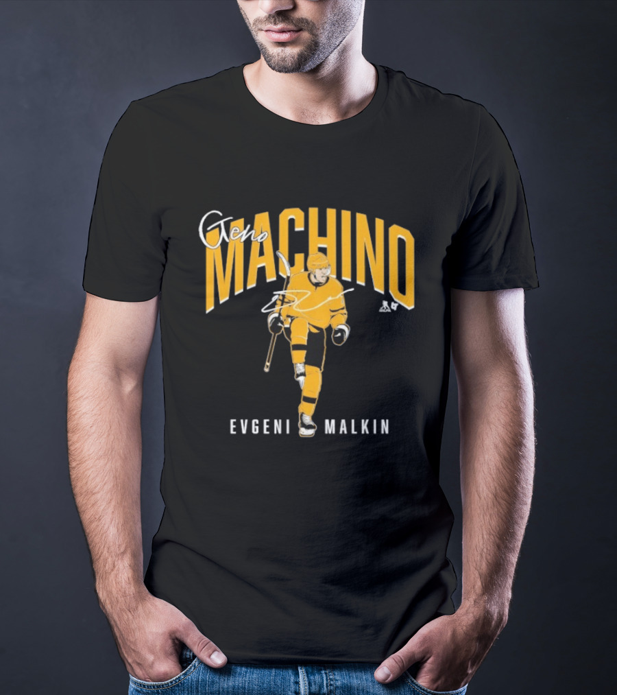Evgeni Malkin Geno Machino Hockey Player T-Shirt