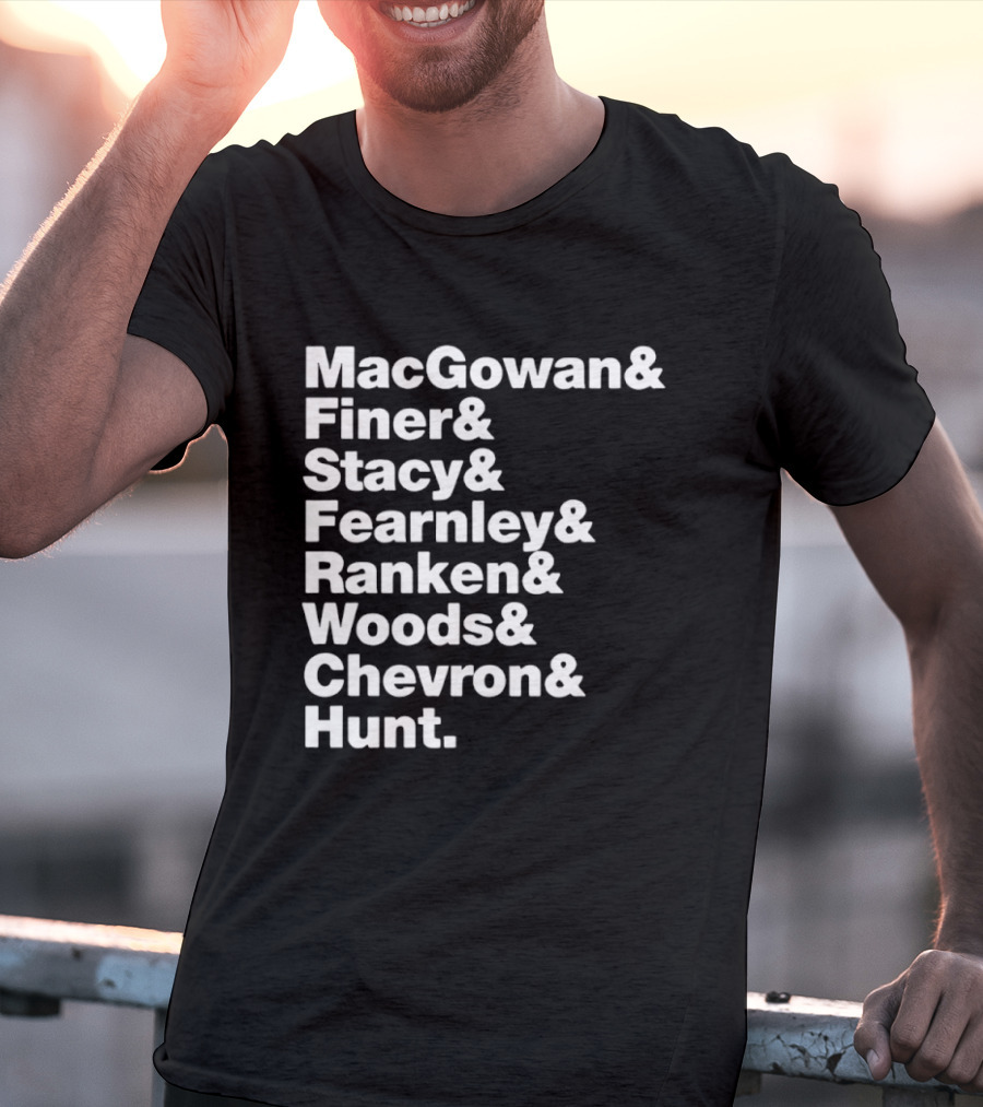 MacGowan Finer Stacy Fearnley Ranken Woods Chevron Hunt T-Shirt