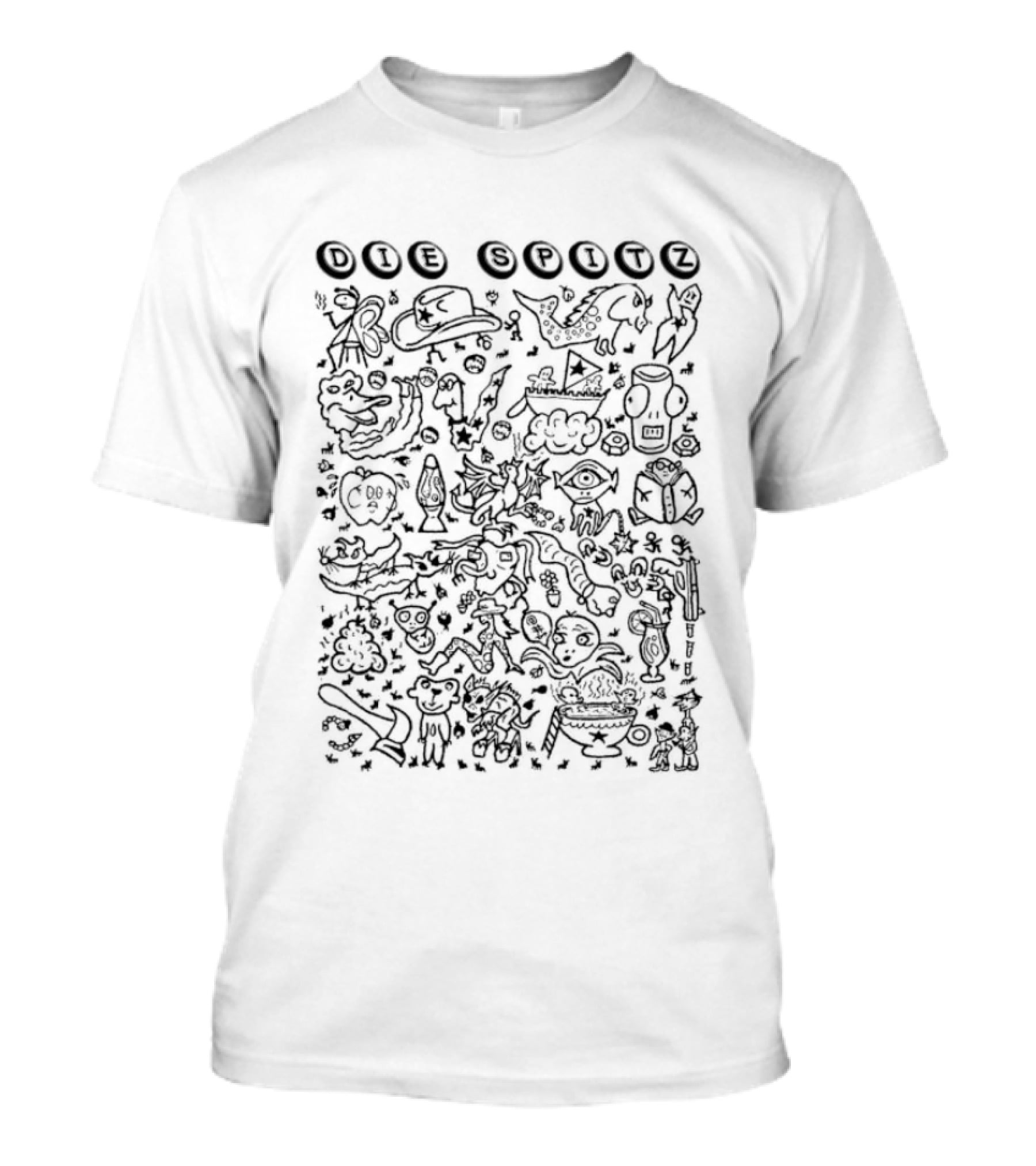 Die Spitz Doodle Dandy Music T-Shirt