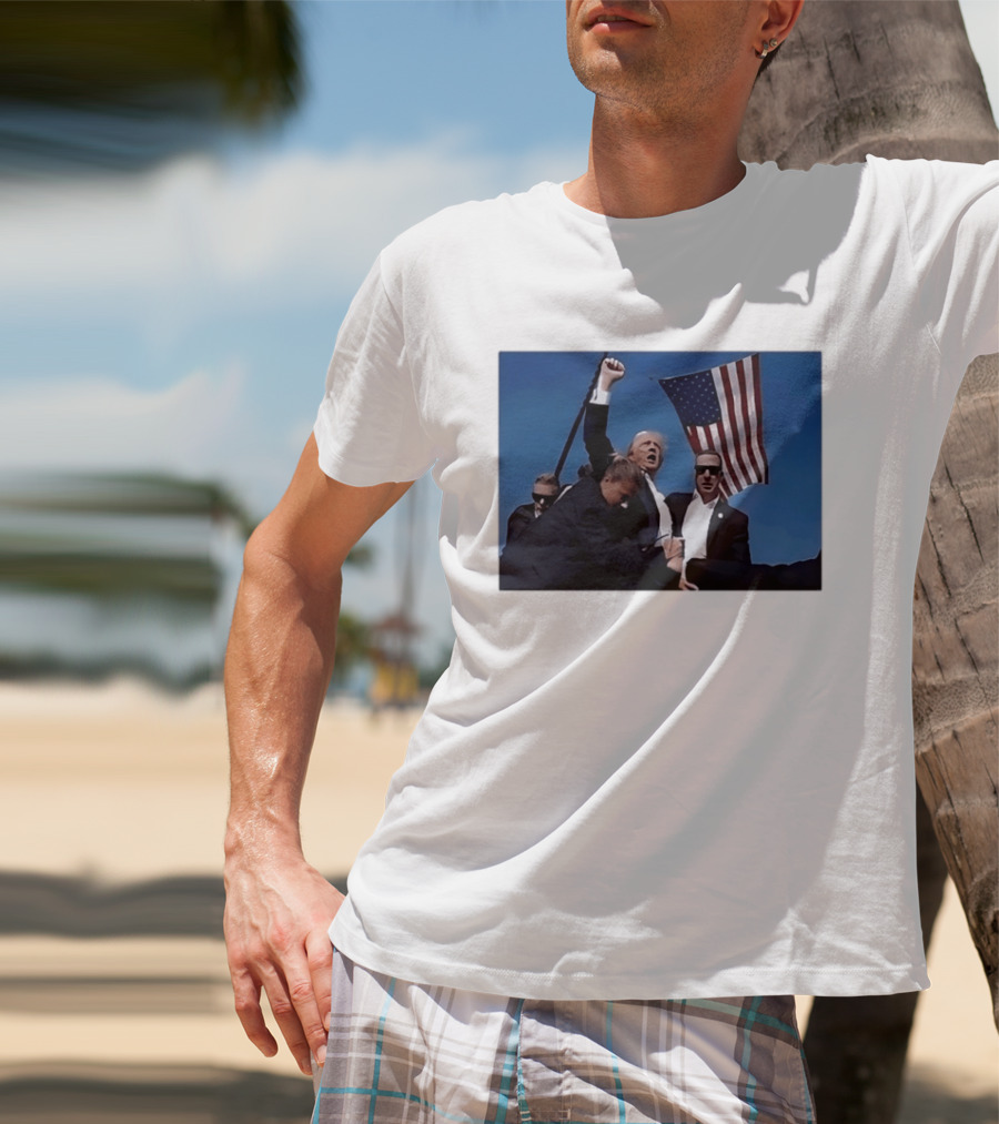 Donald Trump Take America Back 2024 American Flag T-Shirt