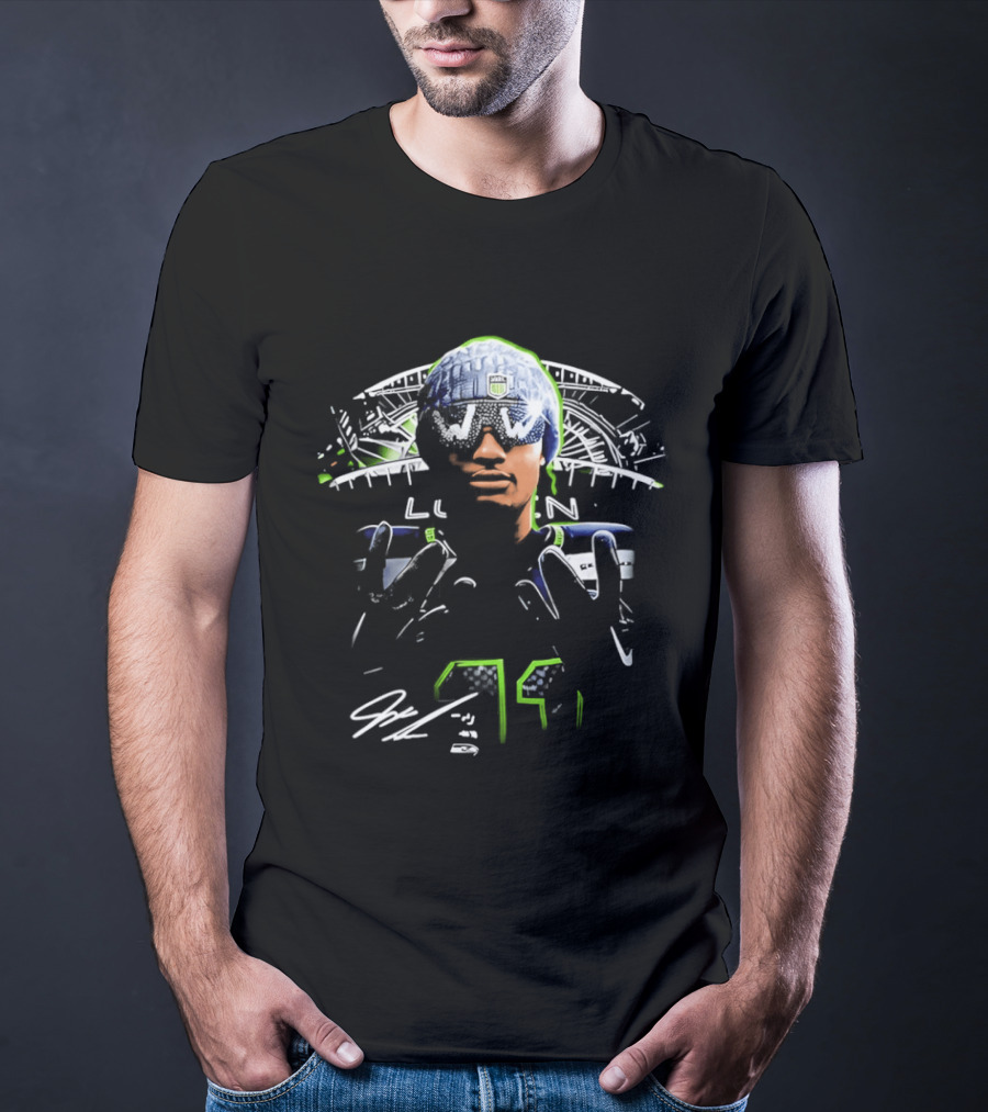 Jaxon Smith Njigba Seattle Seahawks Hip Hop Style With JSN And Hand Gesture T-Shirt