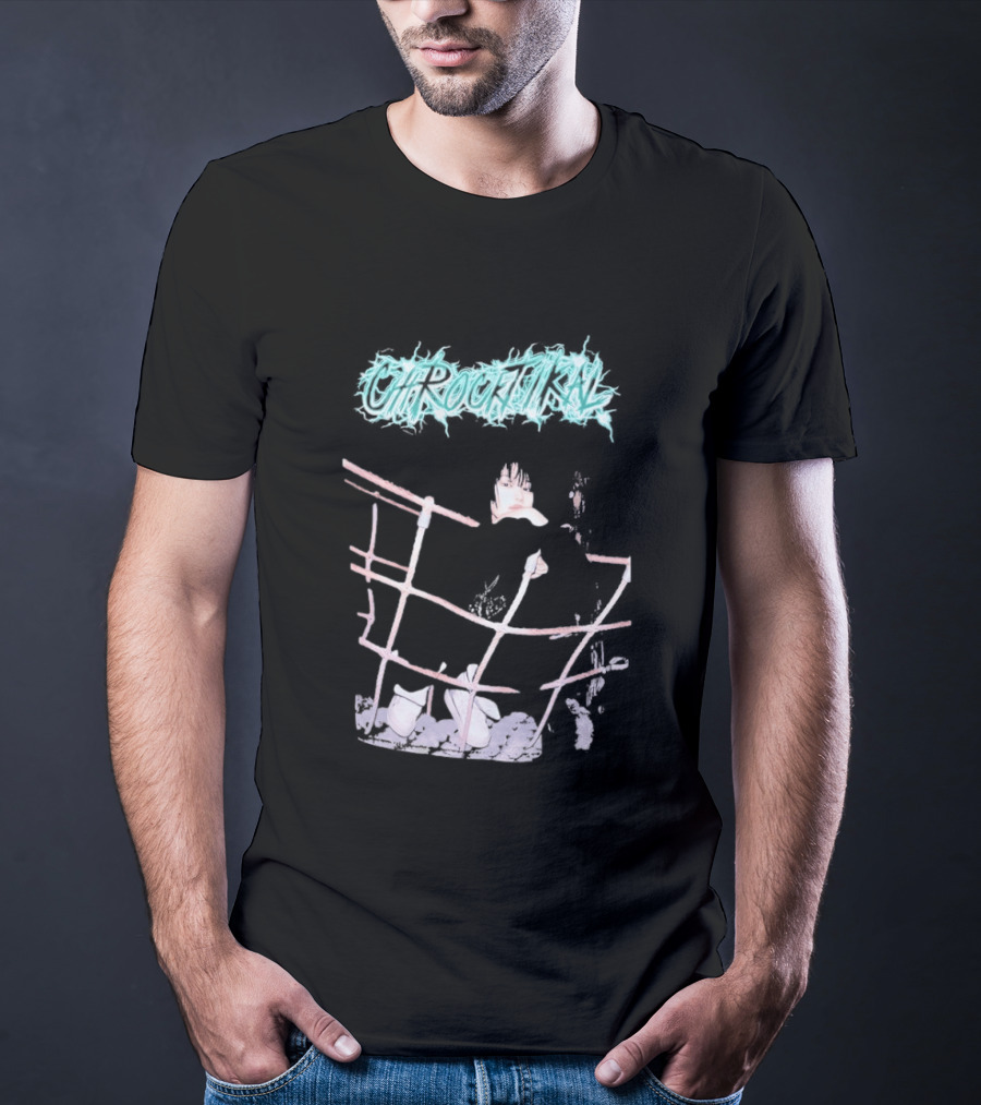 ChRocktikal Band Neon Style Abstract Art With Unique Pink Structure T-Shirt