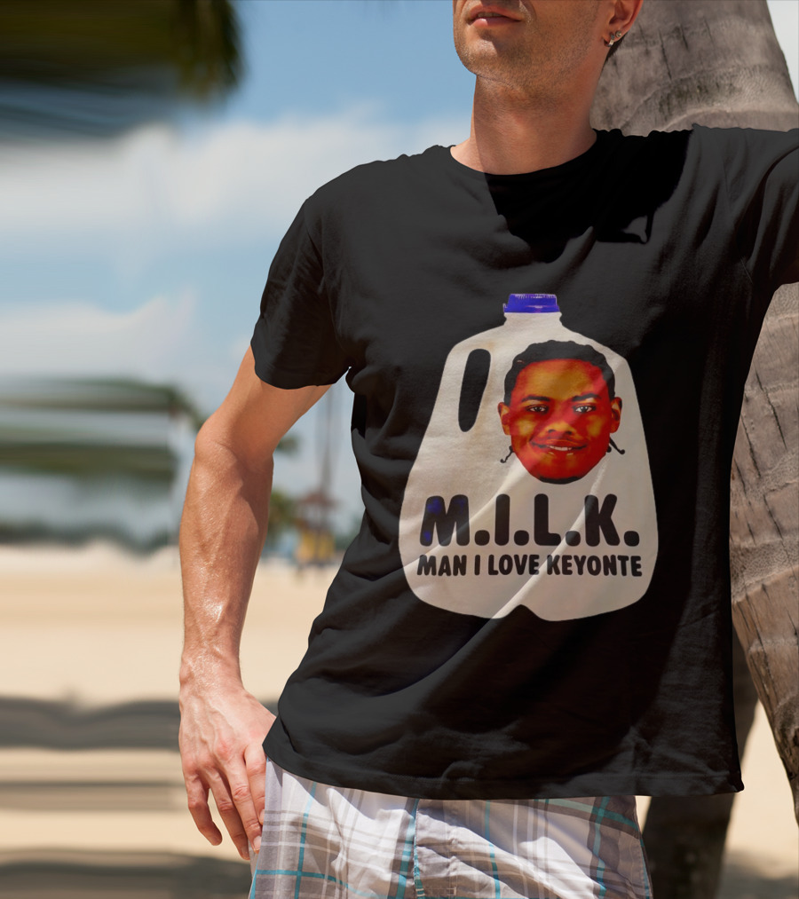 M.I.L.K Man I Love Keyonte George Fan T-Shirt