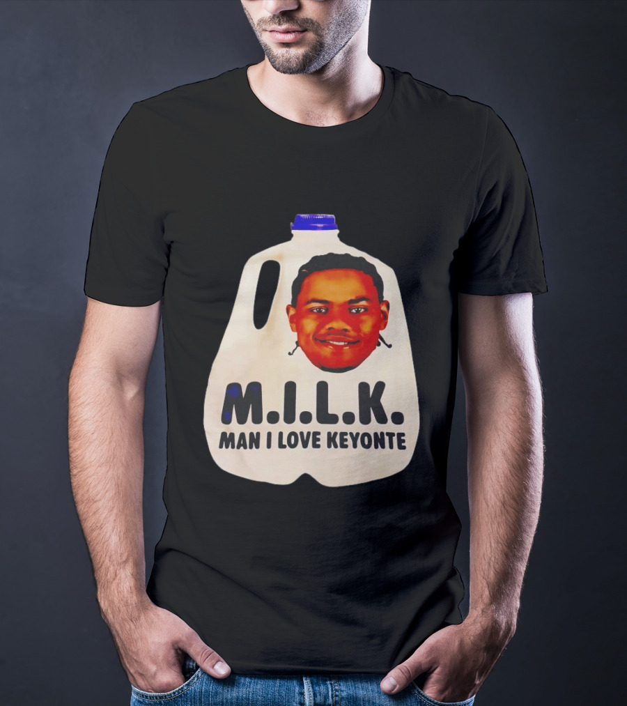 M.I.L.K Man I Love Keyonte George Fan T-Shirt