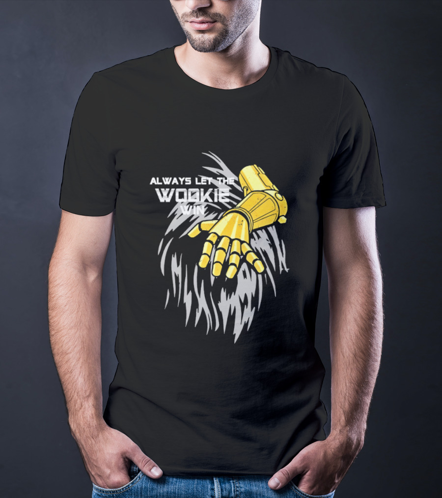 Always Let The Wookie Win Robotic Arm T-Shirt