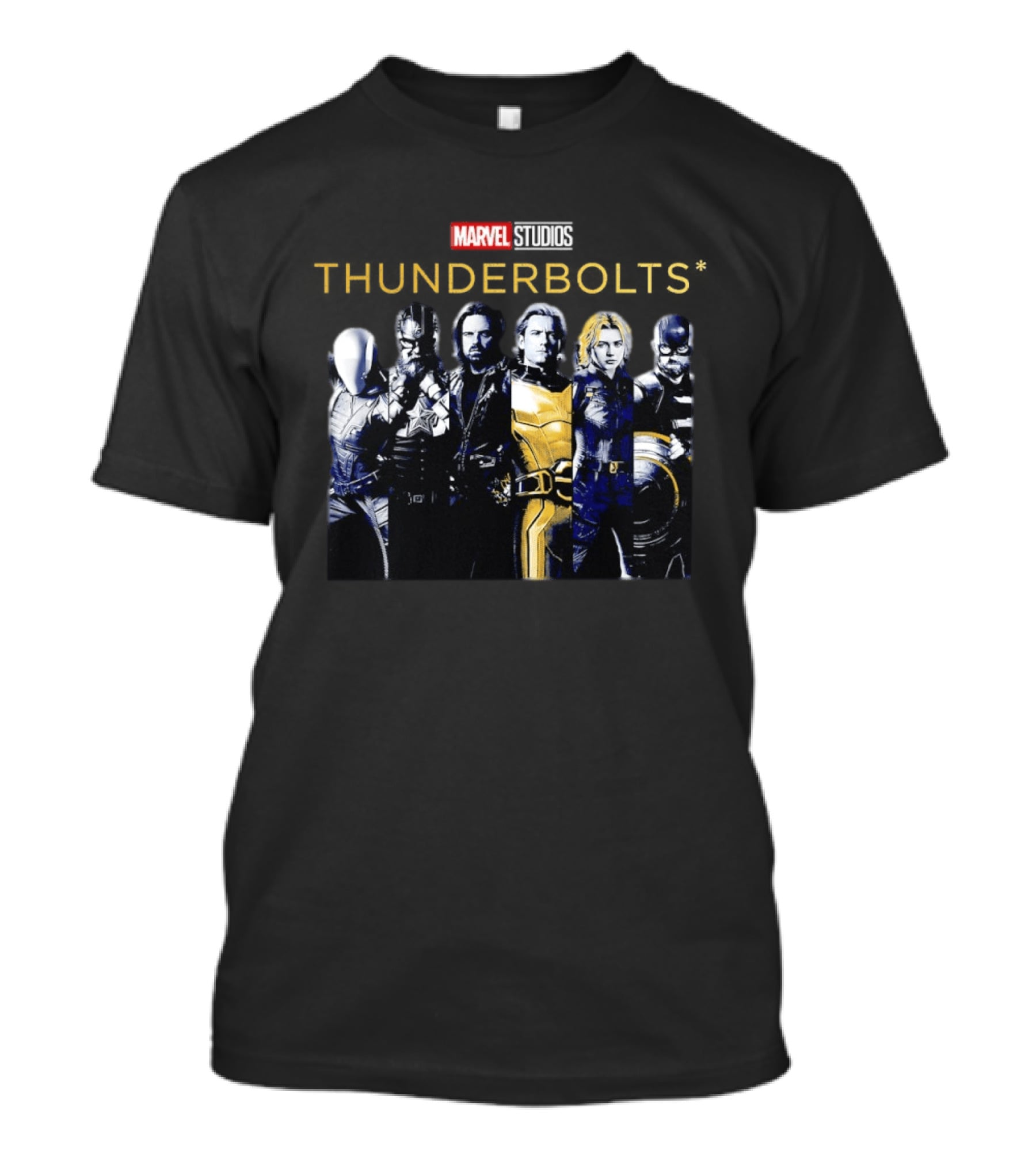 Marvel Studios Thunderbolts Superhero Ensemble T-Shirt