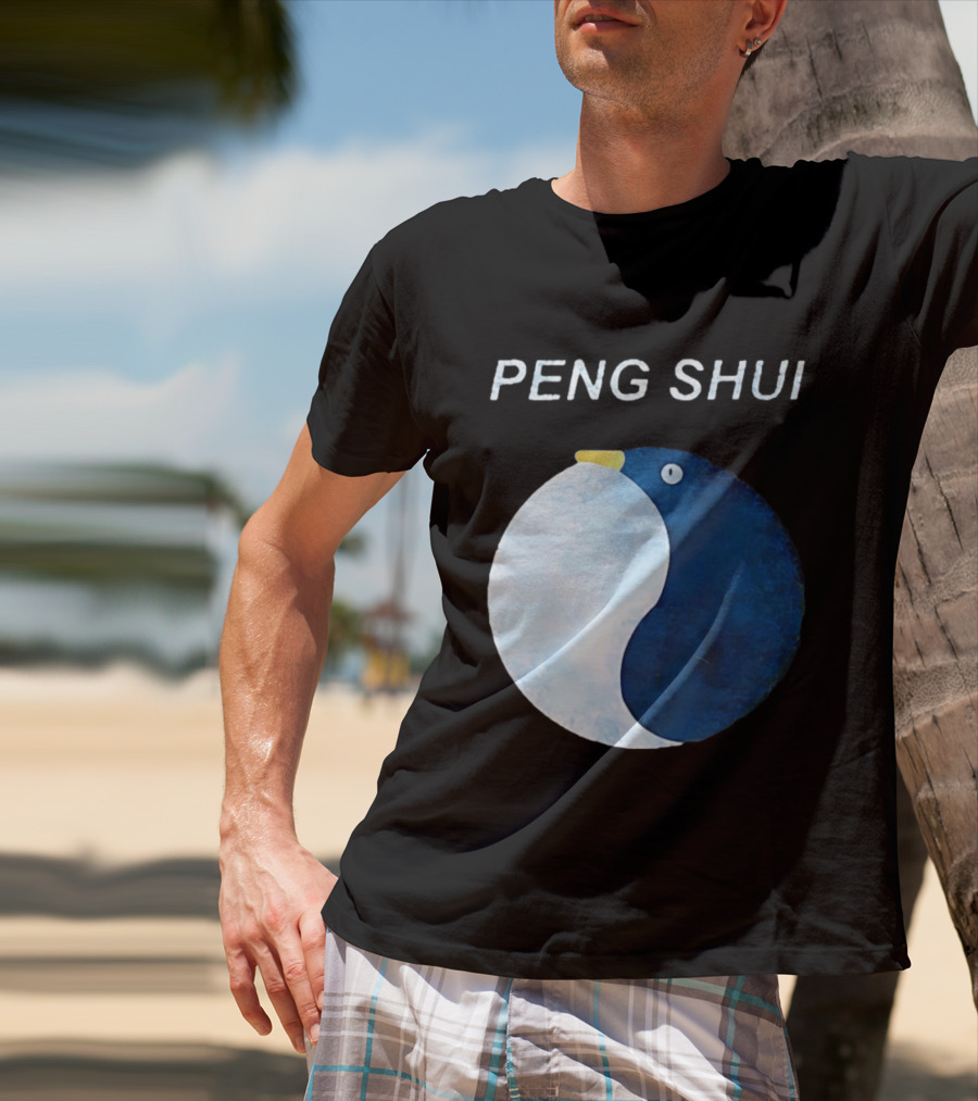 Peng Shui Feng Shui Penguin Yin Yang T-Shirt