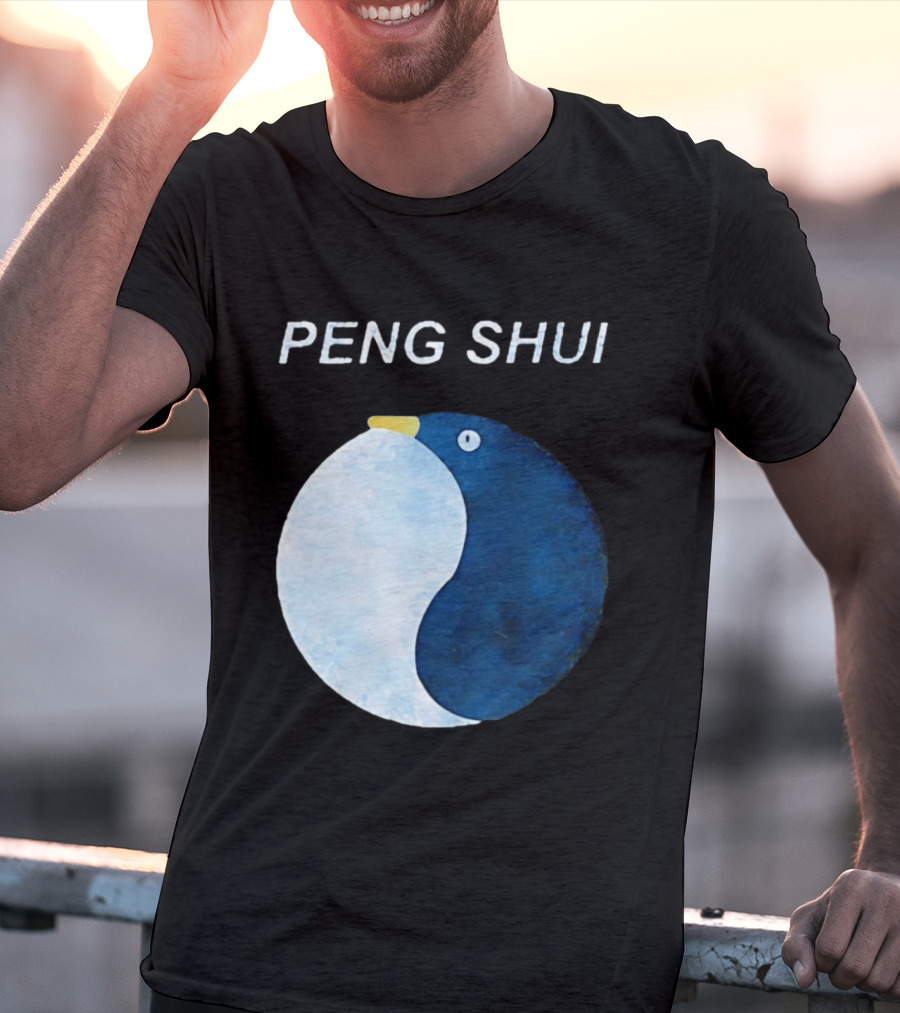 Peng Shui Feng Shui Penguin Yin Yang T-Shirt