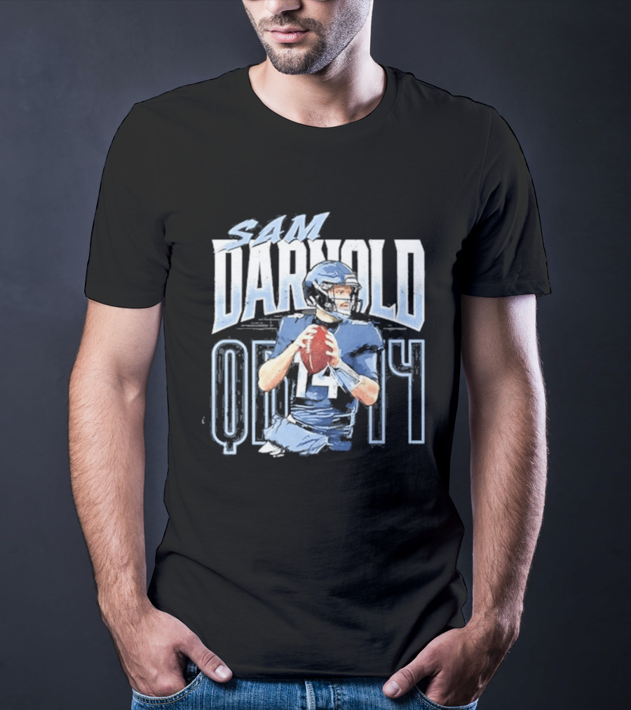 Sam Darnold Quarterback Number Four Football Seahawks T-Shirt