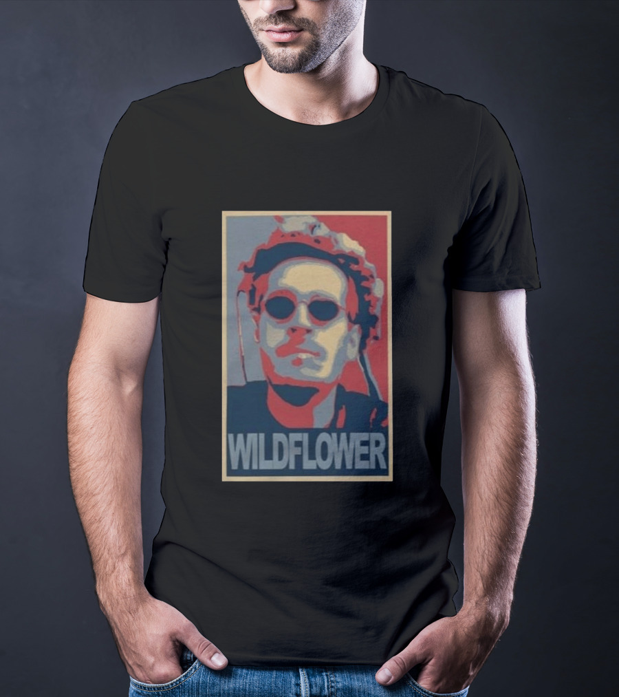 Wildflower Turquoise Tom Grossi Pop T-Shirt